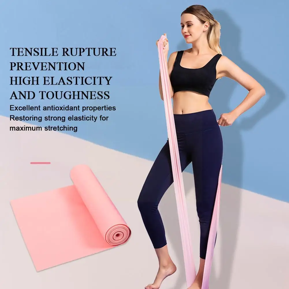 

1pcs Yoga Stretching Belt Dance Stretching Band Loop Resistance Fitness Stretch Band Pilates Elastic Band Tension Yoga Belt B3w1
