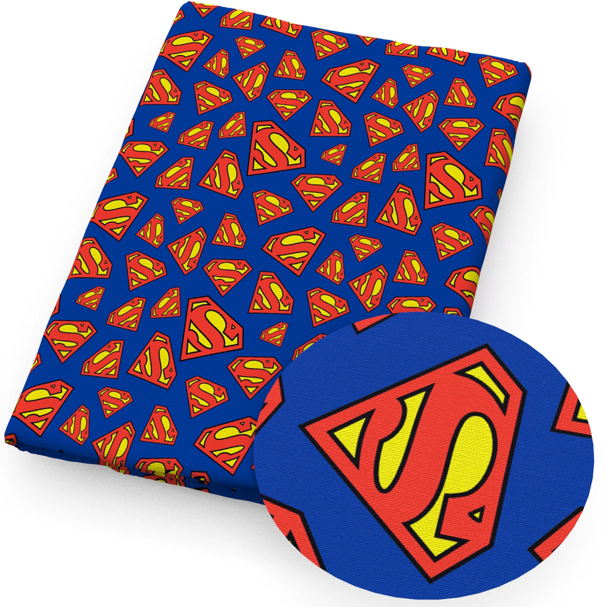 Распродажа ткань из полиэстера/чистого хлопка с принтом летучая мышь Disney Hero для