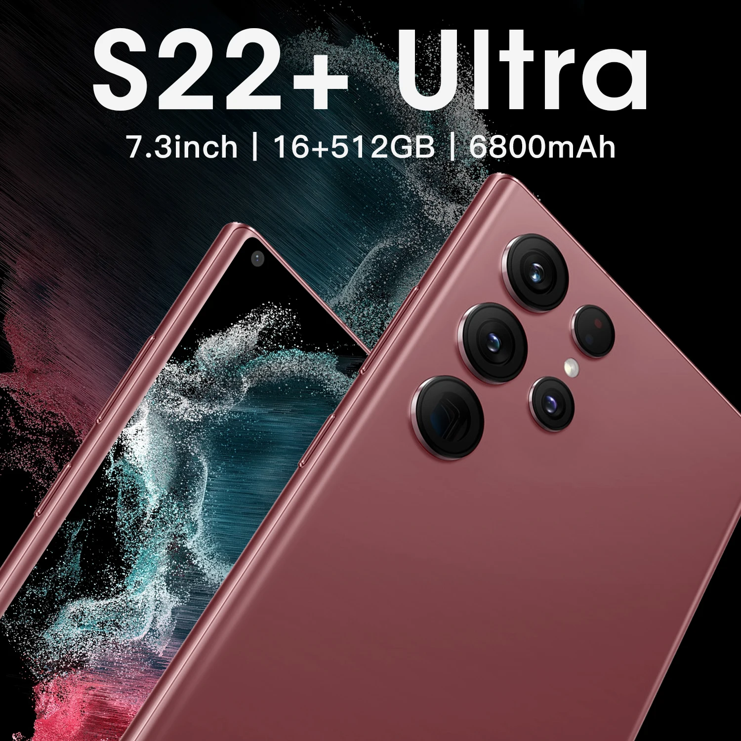 new s22 ultra 5g 73 inch smartphone globale version 16512gb mobile phones 6800mah netzwerk entsperren celular handys phone free global shipping