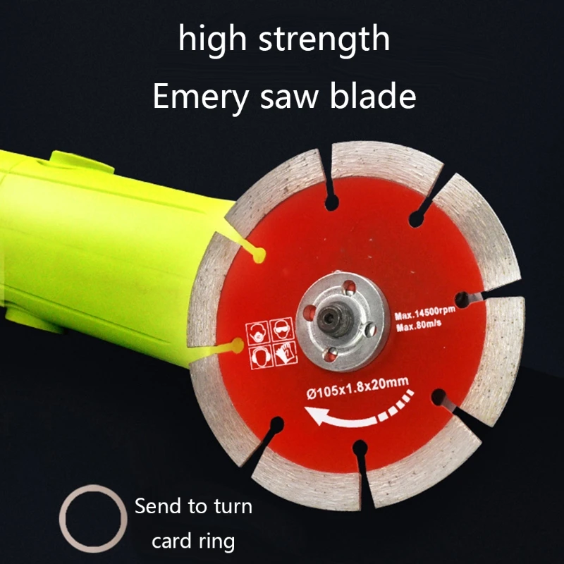 

Острое режущее лезвие для резки фарфоровой плитки, мраморных шариков диаметром 105 мм, совместим с электрической дрелью, угловая шлифовальна...