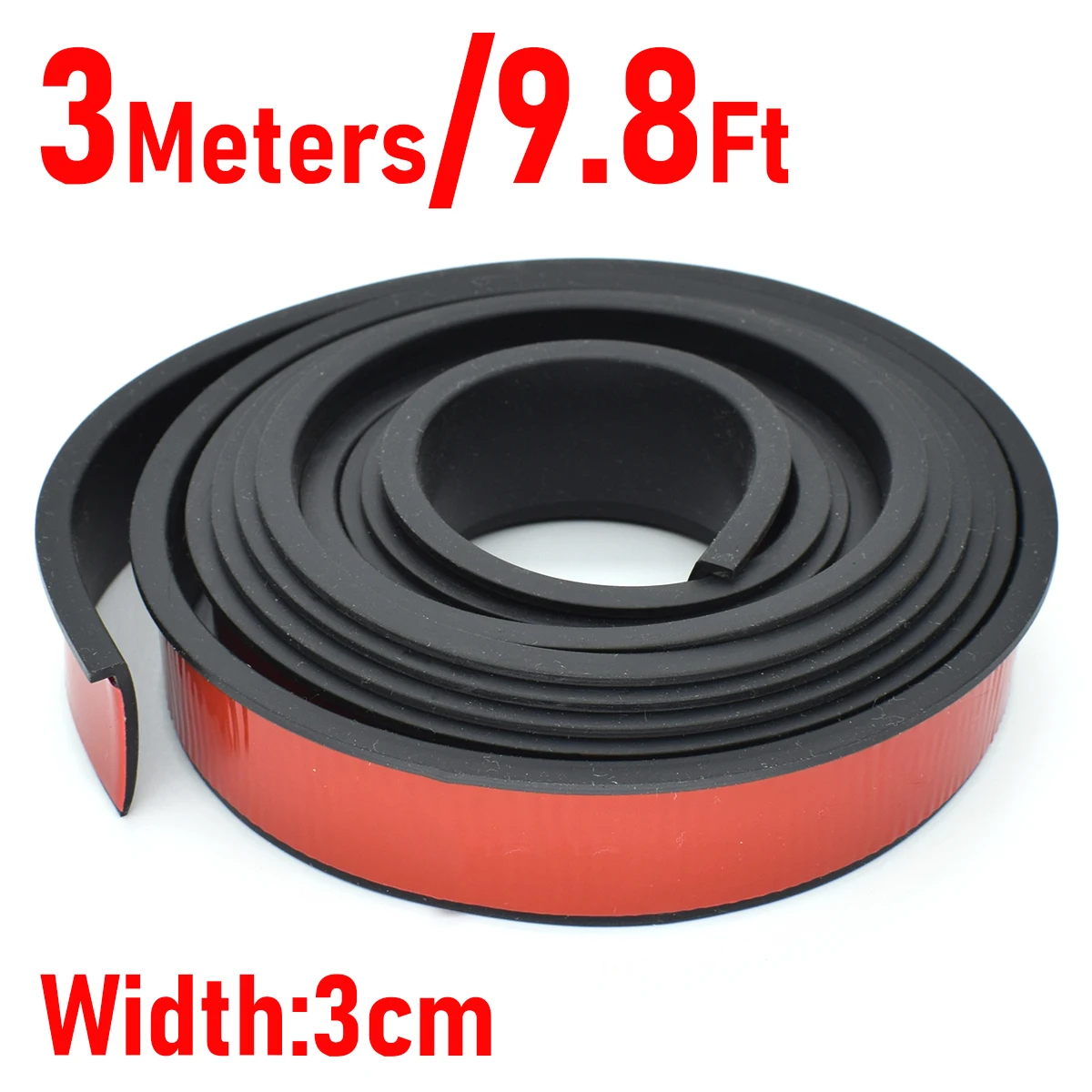 3-метровое автомобильное крыло, расклешенное колесо, защита для бровей, арочное крыло, расширитель, молдинг, отделка, брызговик, губная уплотнительная полоса, устойчивая к царапинам