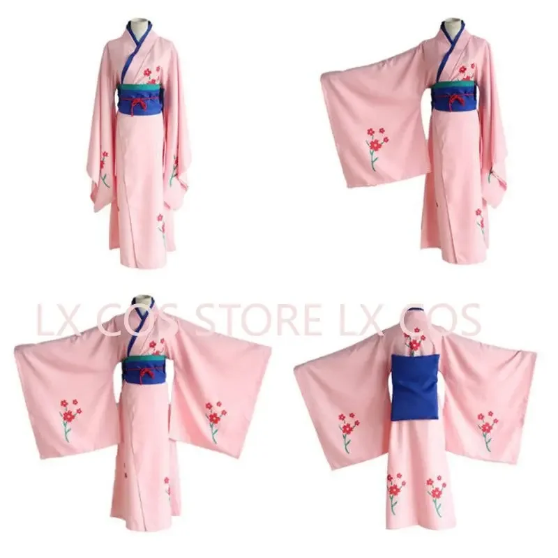 Аниме GINTAMA Shimura Tae костюмы для косплея женское японское кимоно униформа платье