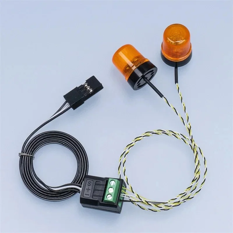 1:14 масштабная светодиодная вращающаяся на 360 градусов инженерная лампа для Tamiya Rc