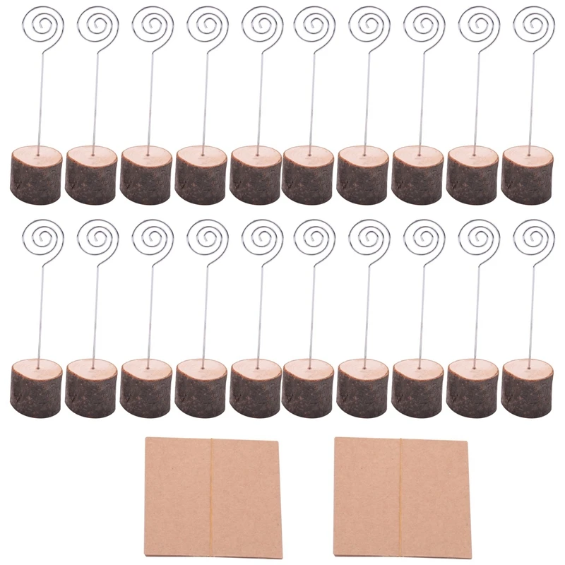 

20 шт./упаковка, деревянные держатели для карт