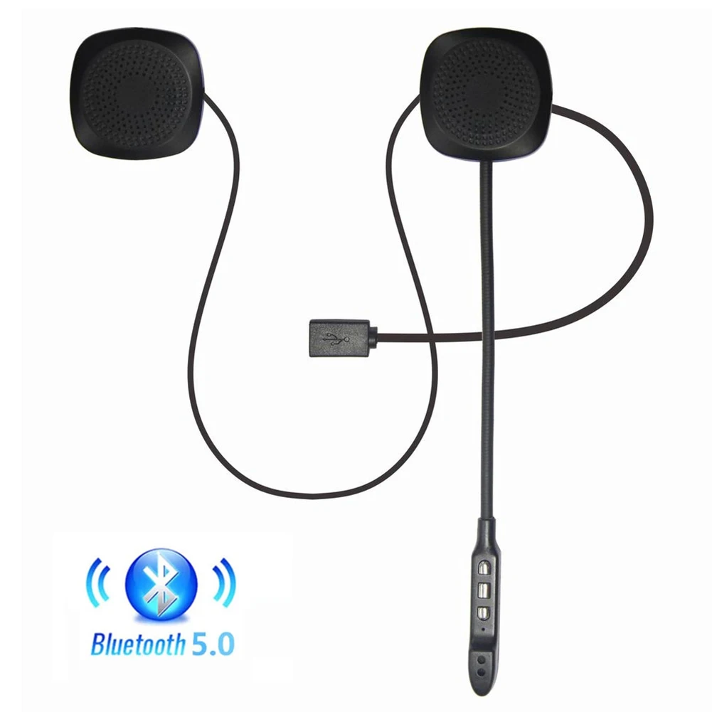 

T2 Wireless Bluetooth-compatible 5.0 Motorcycle Helmet Headset Headphone MP3 Speaker Universal Stereo Speaker Headphone