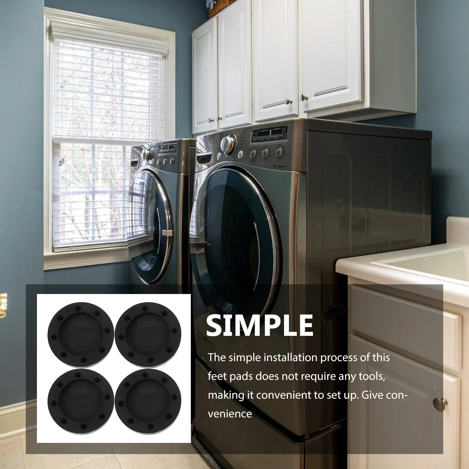 Рисунок 4 - вибрационные подкладки для стиральной