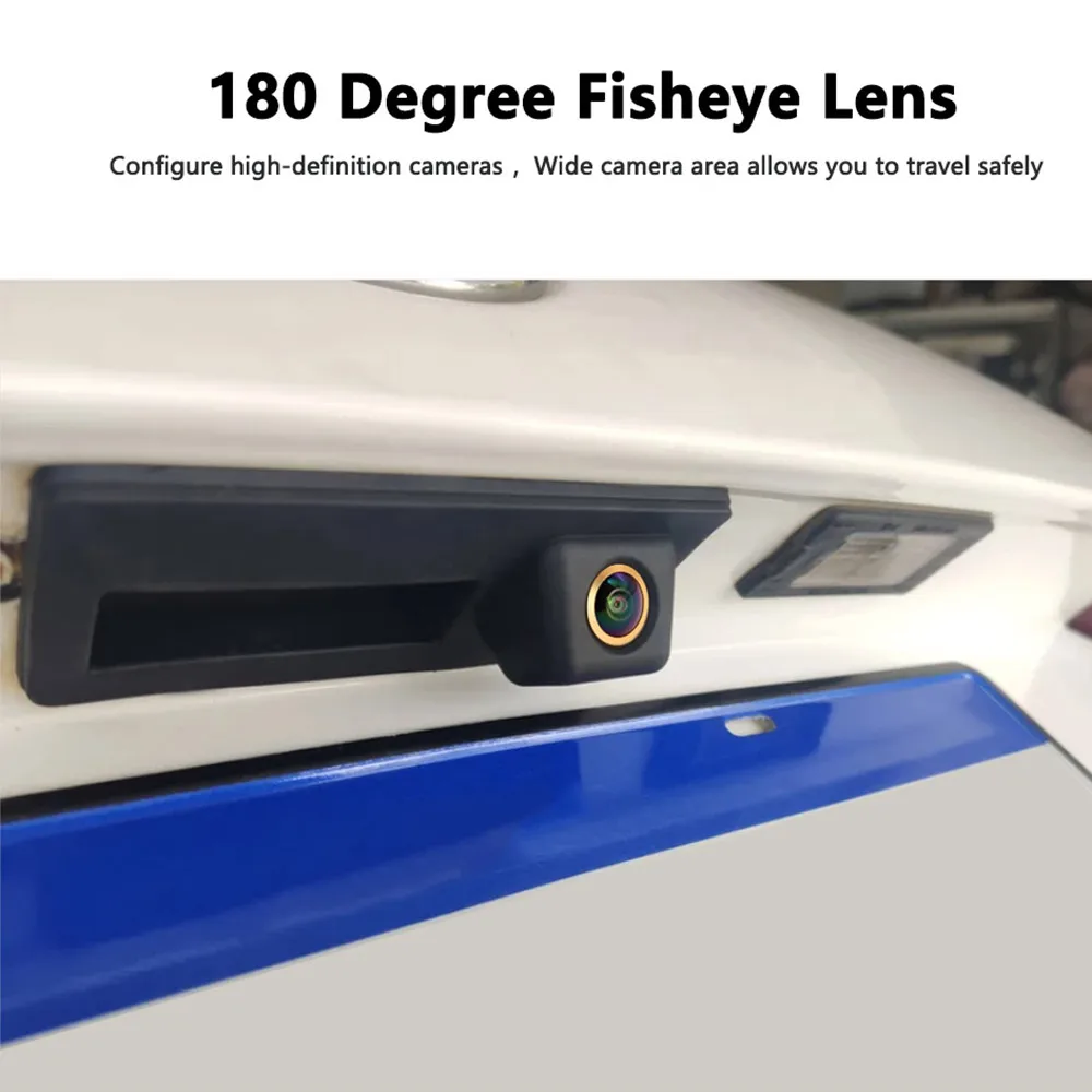 CCD HD Автомобильная камера заднего вида на ручке багажника для Audi A4 A5 S5 Q3 Q5 VW Golf Passat