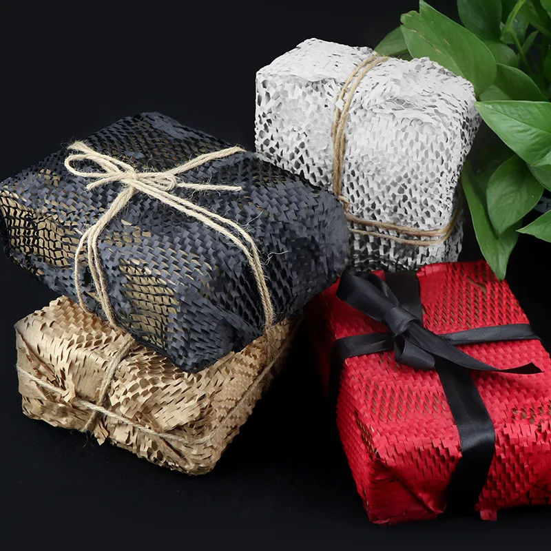 

Birthday Decoration Honeycomb Wrapping Paper 50 * 50cm Gift Fruit Packing Filling Cushioning Shock Protection Home Party Supply