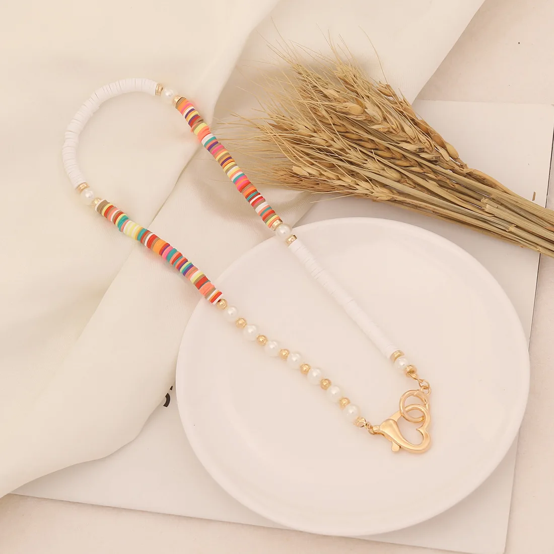 Женское пляжное ожерелье с жемчугом в этническом стиле |