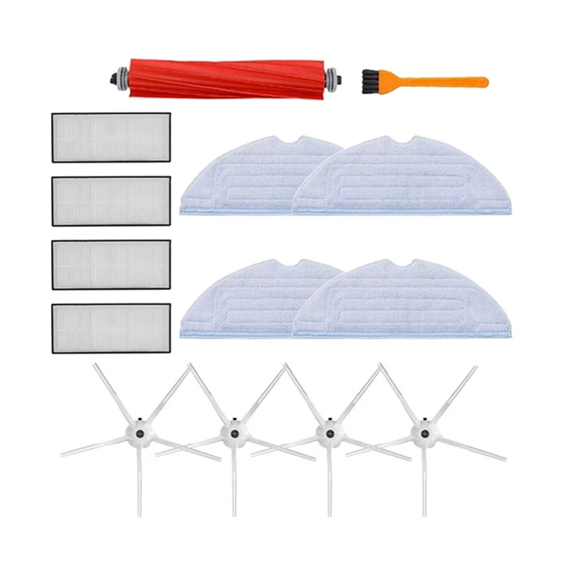 

Roll Brush Mop Rag Hepa Filter Side Brush Accessories For Xiaomi Roborock S7 T7S Plus Vacuum Cleaner Spare Parts