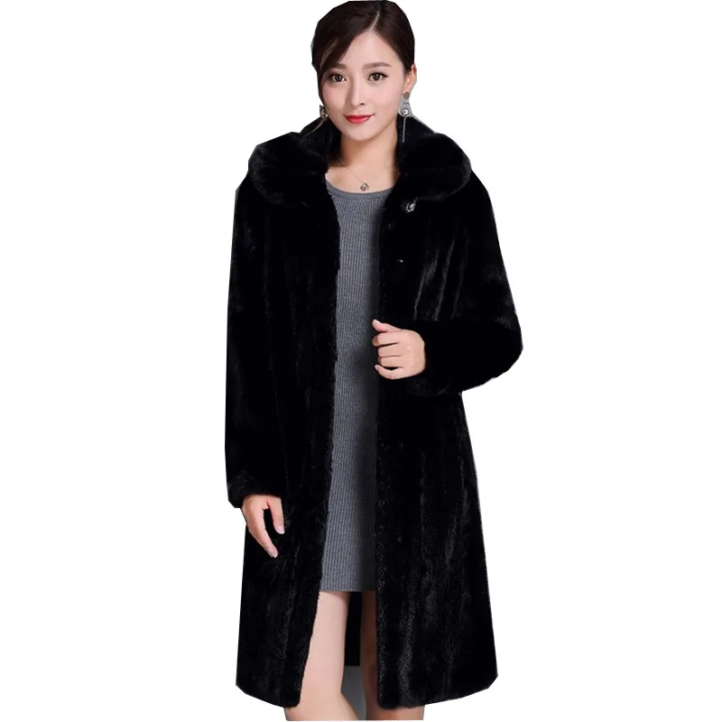 Woman Long Fur Jacket Woman Luxury Brand Winter Coat Warm Faux Fur Coats Oversized Parkas Super Hot Tops New