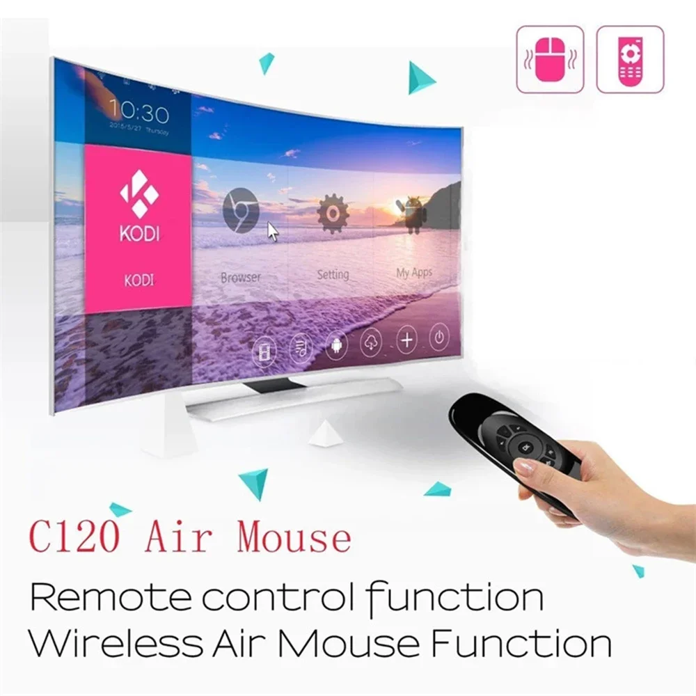 Пульт дистанционного управления C120 RGB 7 гироскопический датчик с подсветкой Fly Air