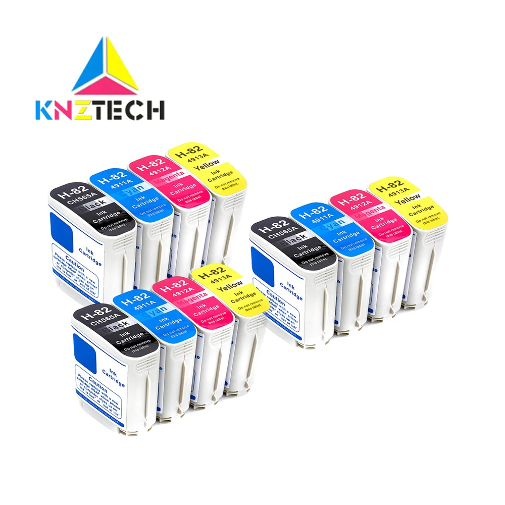 

KNZ compatible For HP 82 For HP82 Ink Cartridge for Designjet 10ps/20ps/120nr/50ps/500/510/800/815/820
