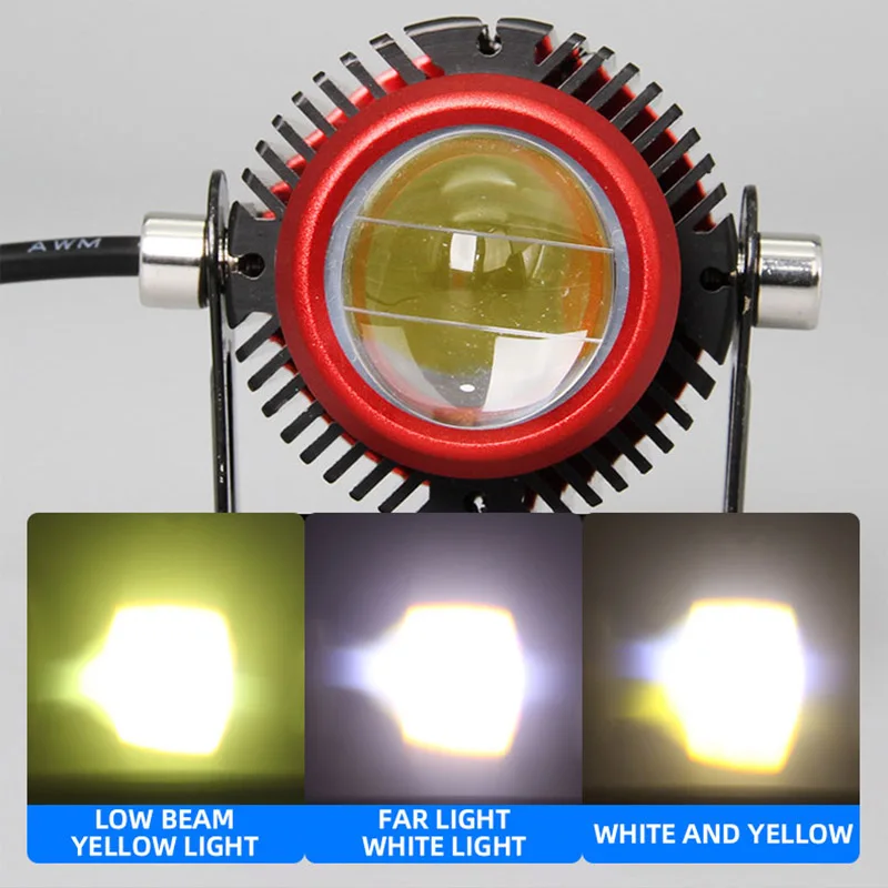 1/2 шт. светодиодные фары для мотоцикла