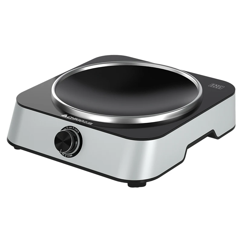 

Chigo 2200W High-Power Inductie Kookplaat Huishoudelijke Concave Inductiekookplaat Multi-Functionele Intelligente Fornuis 220V