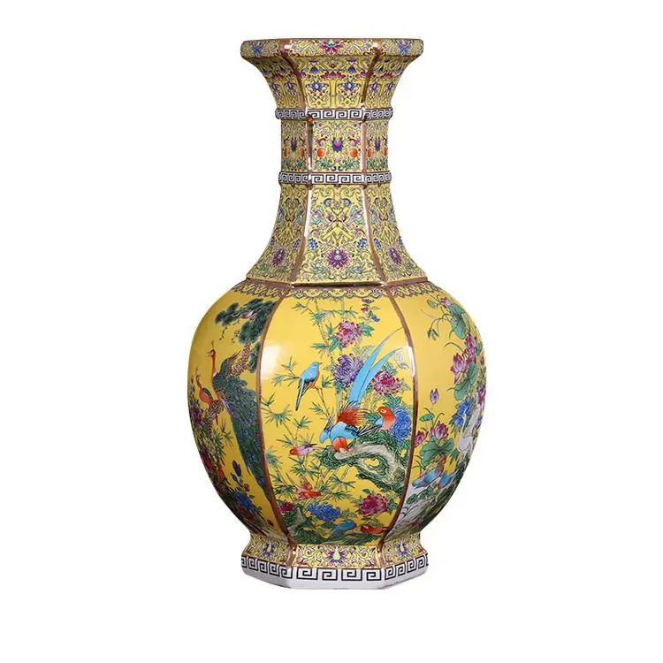 Напольная ваза горячая Распродажа Цзиндэчжэнь искусственная эмаль фарфор