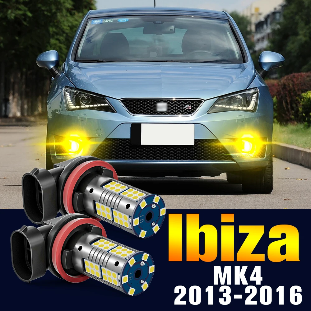 

2pcs LED Fog Light Bulb Lamp For Seat Ibiza MK4 2013-2016 2014 2015 Accessories