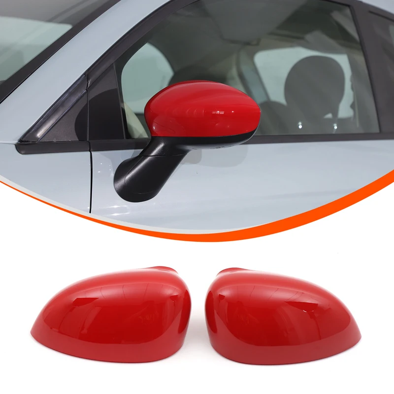 

Для 2010-2024 Fiat 500 ABARTH 695 автомобильное внешнее зеркало заднего вида, защитный чехол из углеродного волокна, текстура ABS (сменная часть)