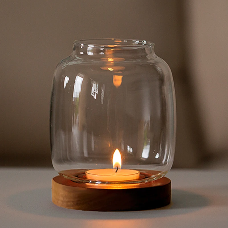 

Engagement Glass Candle Holder Nordic Wedding Design Valentine Candle Holders Luxury Candels Candelabros Party Decoration