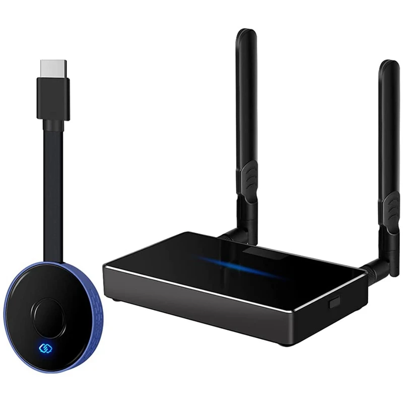 

Wireless HDMI-Compatible Video Transmitter and Receiver Kits 5G Wireless Projector 4K for Home Streaming Tv Stick Pc