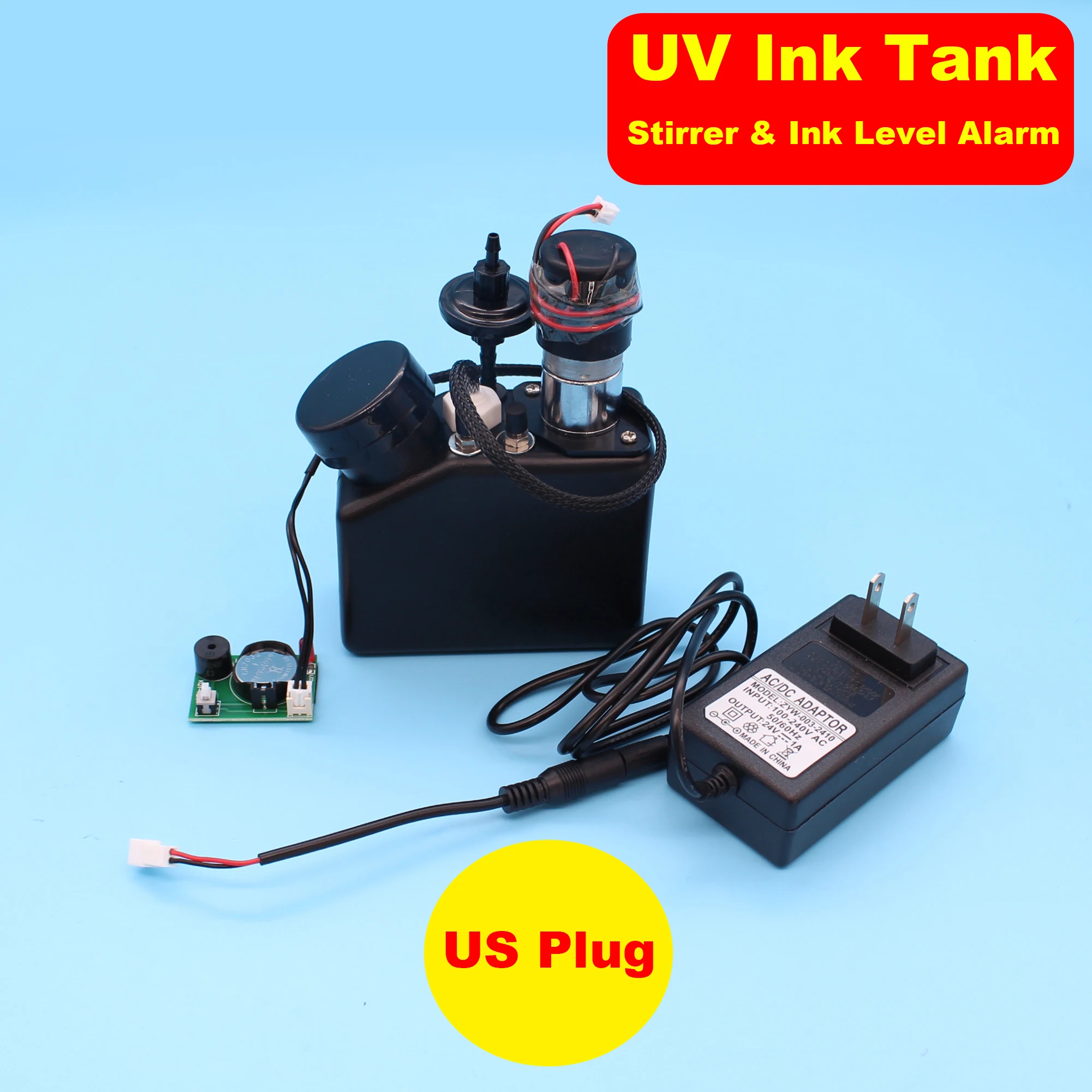 Резервуар для УФ-чернил белый резервуар чернил с мешалкой воздушным фильтром