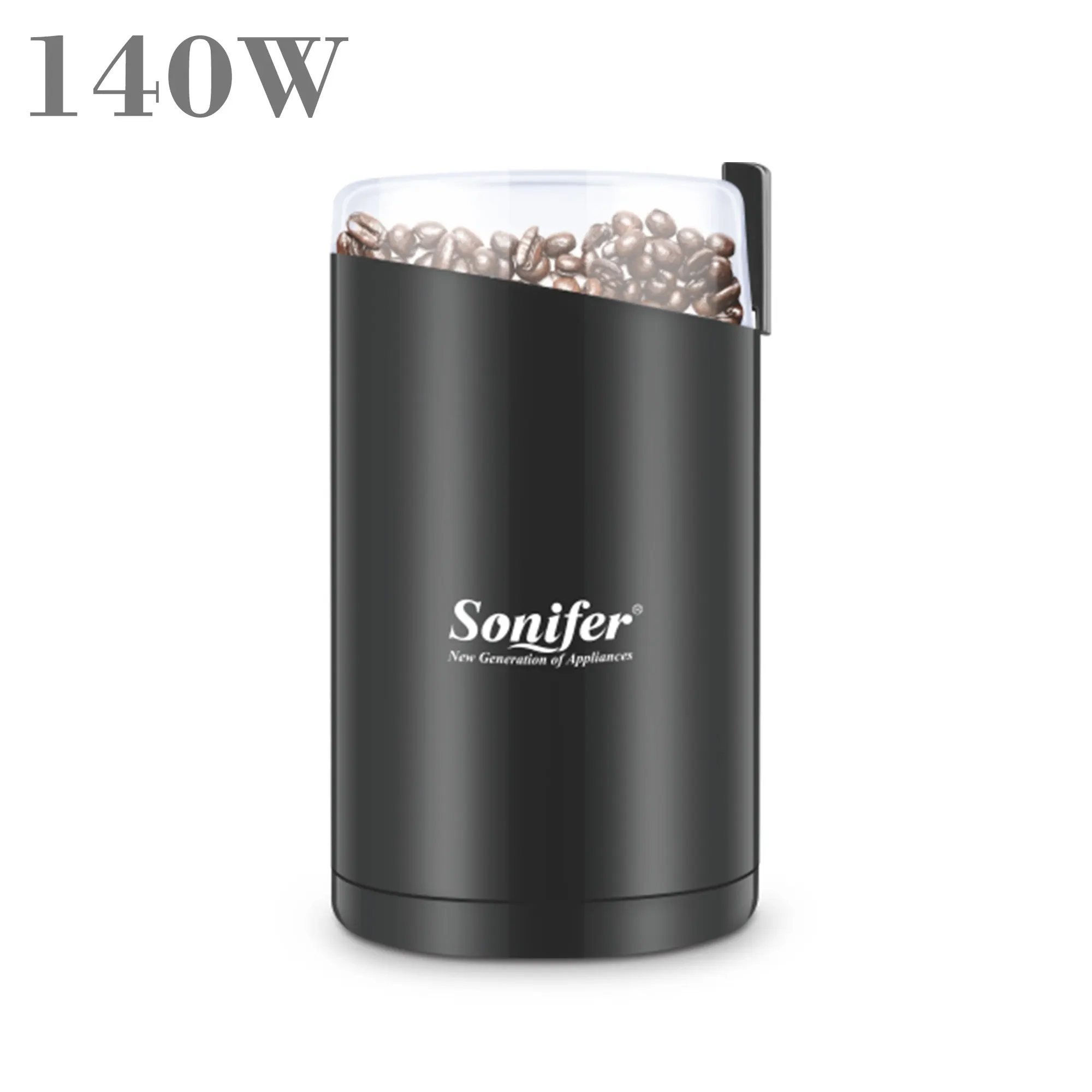 

Sonifer-Mini molinillo de café eléctrico, molino de granos, hierbas, nueces, 220V
