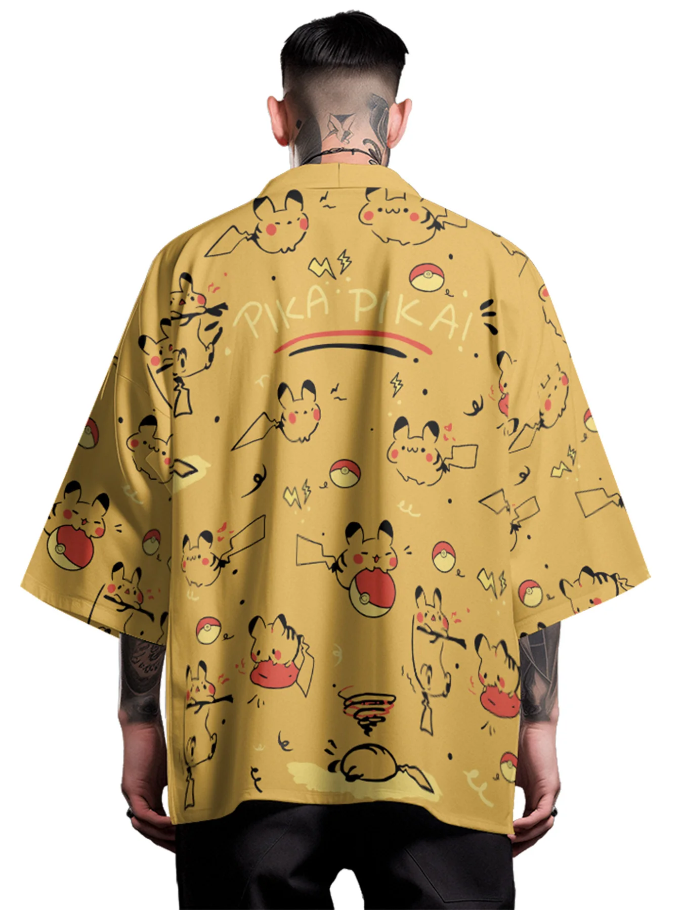 Кимоно для косплея мужчин и женщин традиционное японское модное юката с принтом