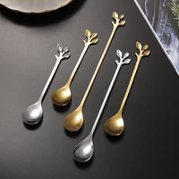 stainless steel coffee stirring spoon ice cream dessert honey spoon kitchen decor coffee accessories gift spoon