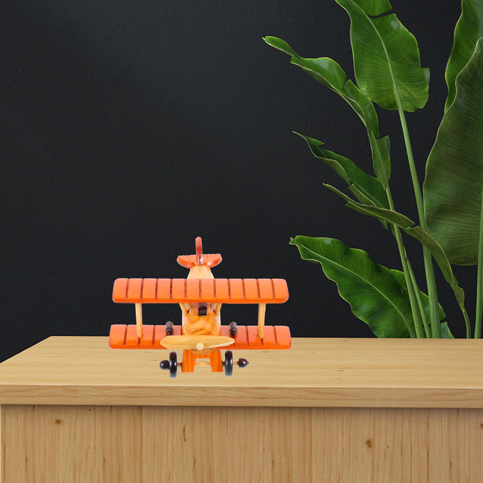 Винтажный декор модель биполета орнамент мини-измельчитель деревянная