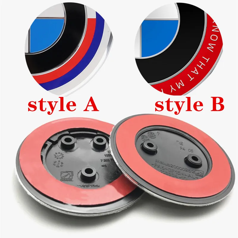 

82mm Car Hood Front Bonnet Badge Emblem Logo For E36 E64 E85 E60 F10 F30 F36 F32 F82 F83 F07 Z4 X3 X5 X6 51767288752 51147057794