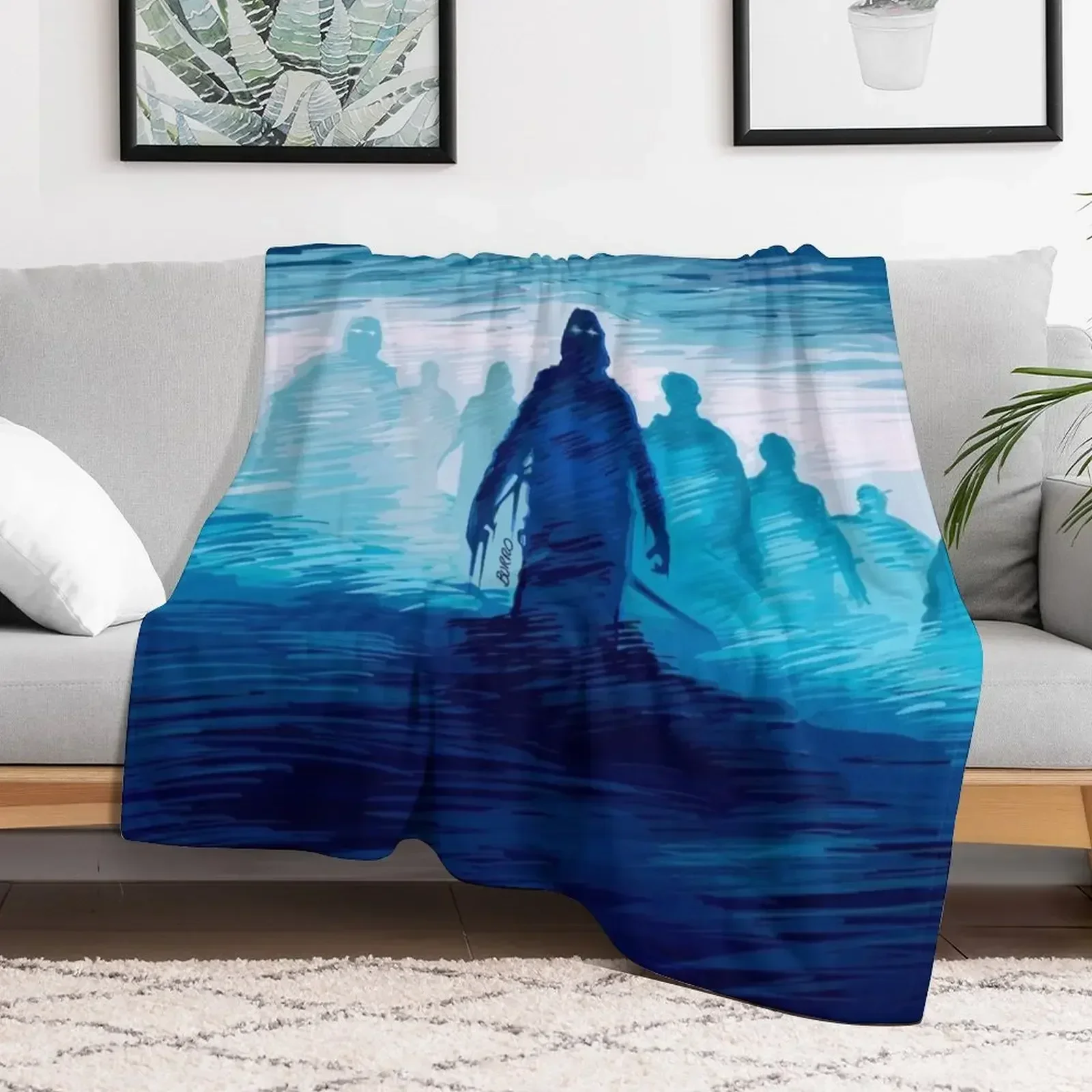 Иллюстрация тумана - Одеяло John Carpenter роскошные одеяла для диванов спальный мешок