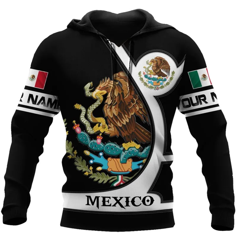 

Модная Мексиканская рукоятка, 3D полный принт, Мужская толстовка на молнии, унисекс, Повседневная Уличная куртка с длинным рукавом, Свитшот ...
