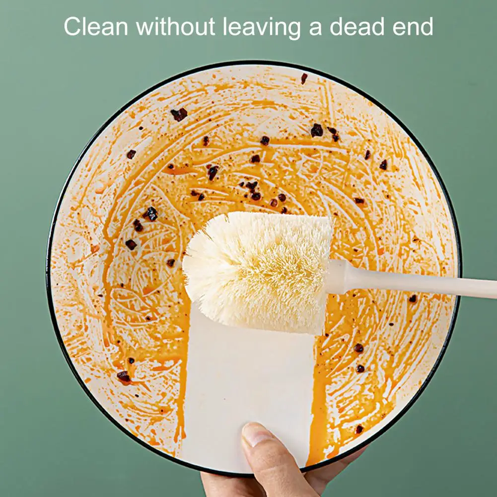 

Bottle Cleaner Soft Bristles Anti-slip Efficient Cleaning Ability Bottle Cleaner Ergonomic Design Cup Cleaner for Dorm