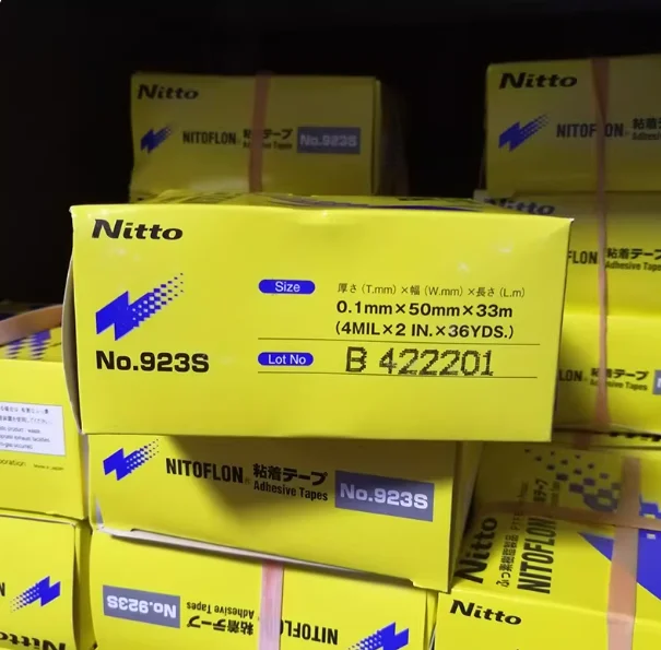 Фото Оригинальная высокотемпературная лента Nitto NITTO DENKO 923S 0.1мм X 25/50мм X 33М, специально предназначенная для ламинирующих машин №2