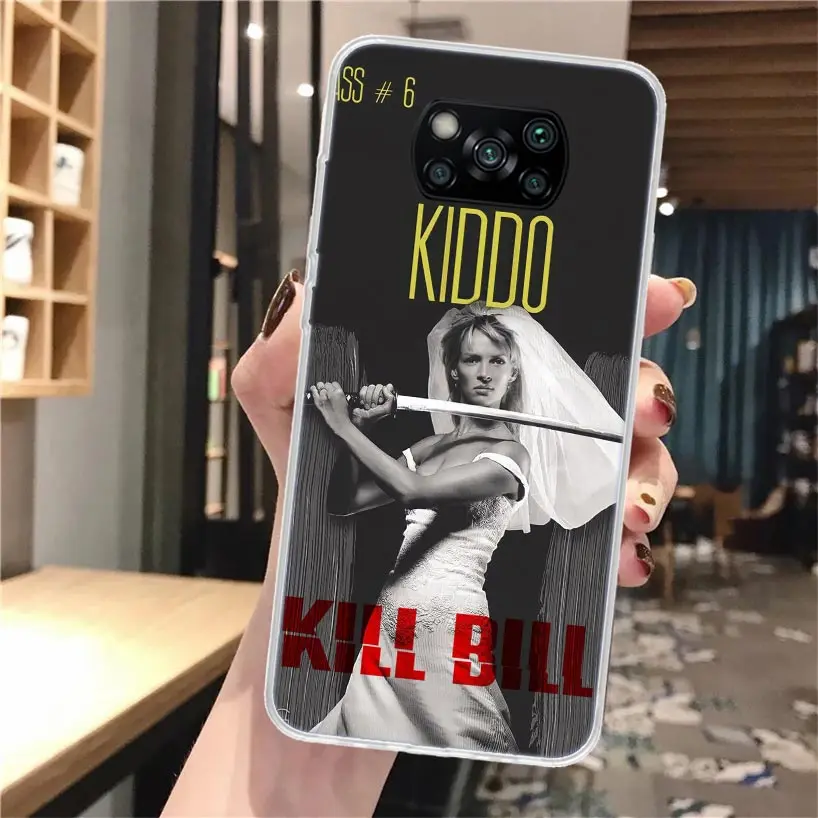 Мягкий чехол для телефона Kill Bill Xiaomi Poco X3 X5 X6 X7 Pro X4 NFC F6 F5 M5S M4 M3 F4 Gt F3 X3NFC F6Pro Fundas Cover