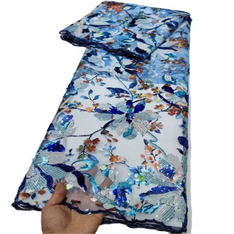 

Разноцветные новейшие швейцарские французские нигерийские кружева ткань 2023 высококачественные блестки африканский тюль кружевная ткань для свадьбы