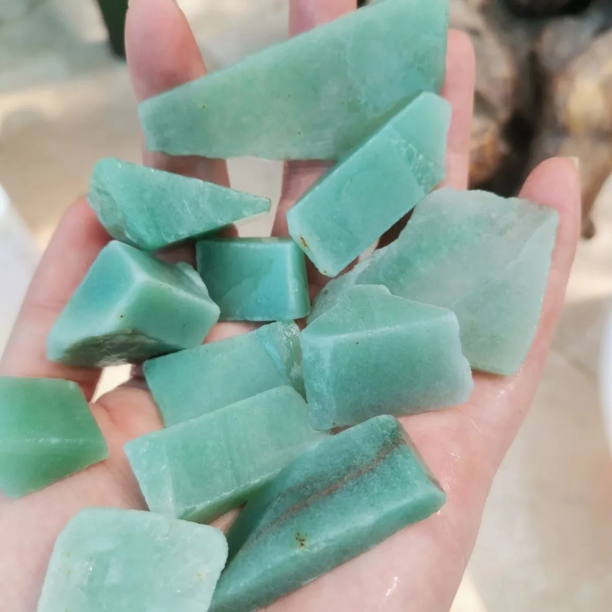 100G Natural Crystal Raw Stone Yunnan Dulong Jade Wool Ice Type Carving Practice Play Decoration