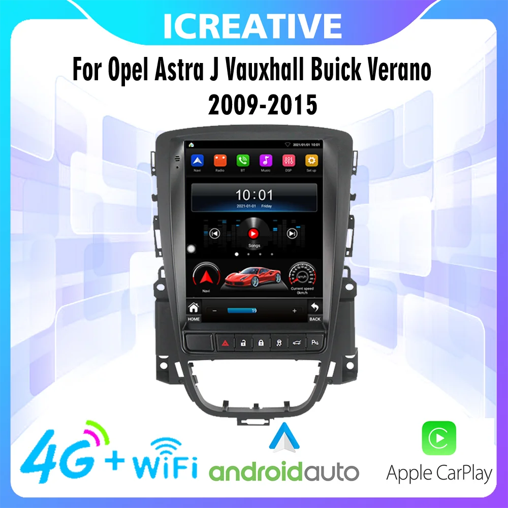 

For Opel Astra J Vauxhall Buick Verano 2009-2015 2 Din Tesla Car Radio Android 4G Carplay GPS Navigation Multimedia Player