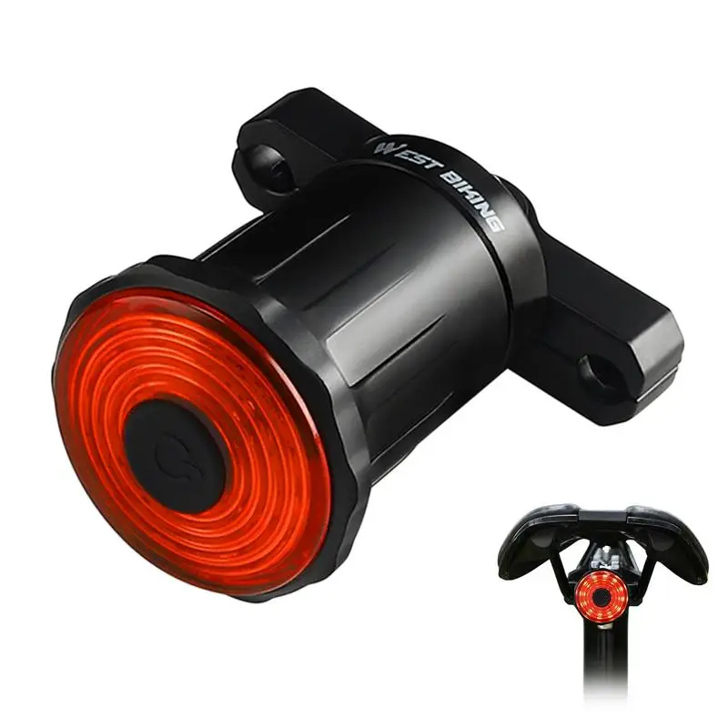 

USB Rechargeable Bike Light Smart Bike Tail Light Great Visibility USB Rechargeable Bike Light Bicycle Smart Auto Brake Sensing