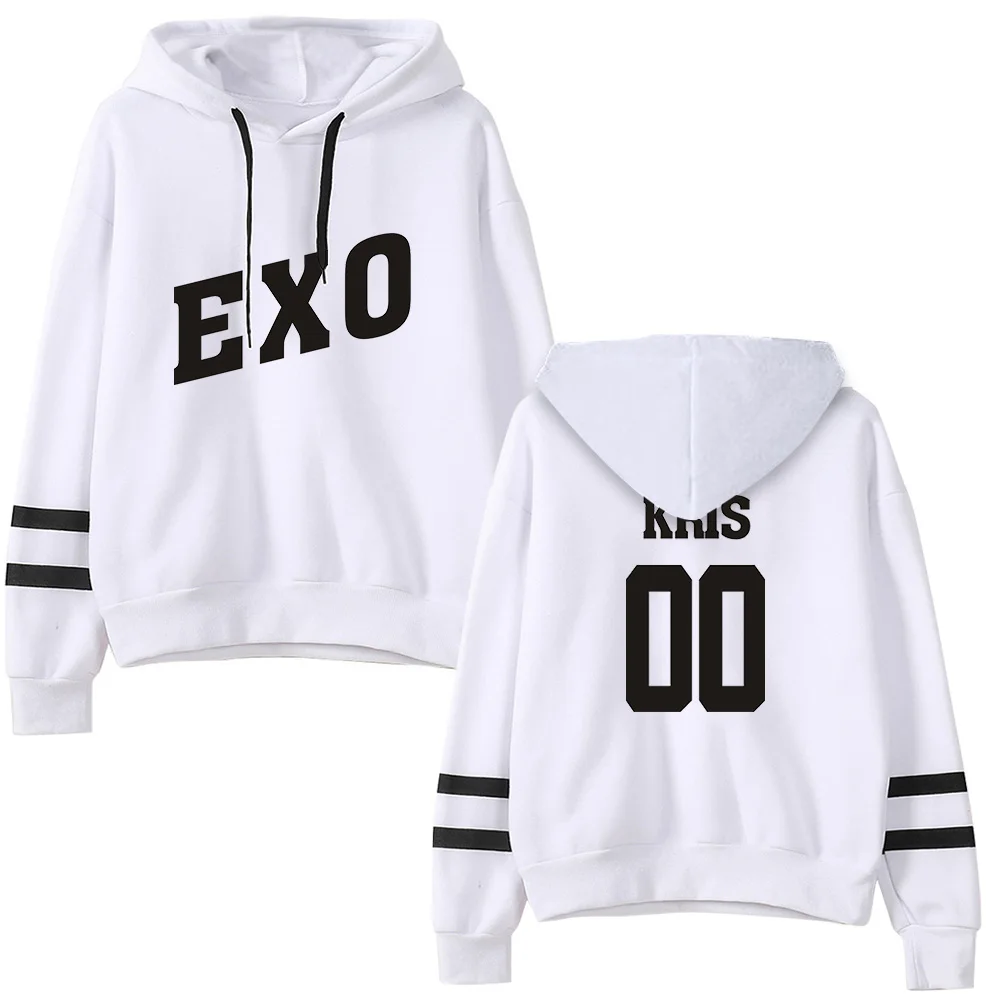 

2019 KPOP EXO Hooded Sweatshirts Hot Sale Hoodie EXO-M EXO-K EXO-CBX EXO-SC Women Long Sleeve Pullover Hoodies casual clothes
