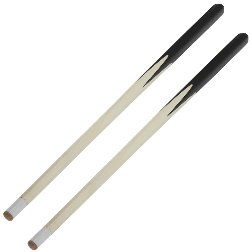 

2 Pcs Children's Billiard Stick Pool Table Cue Nine Ball Club Sticks Short Mini
