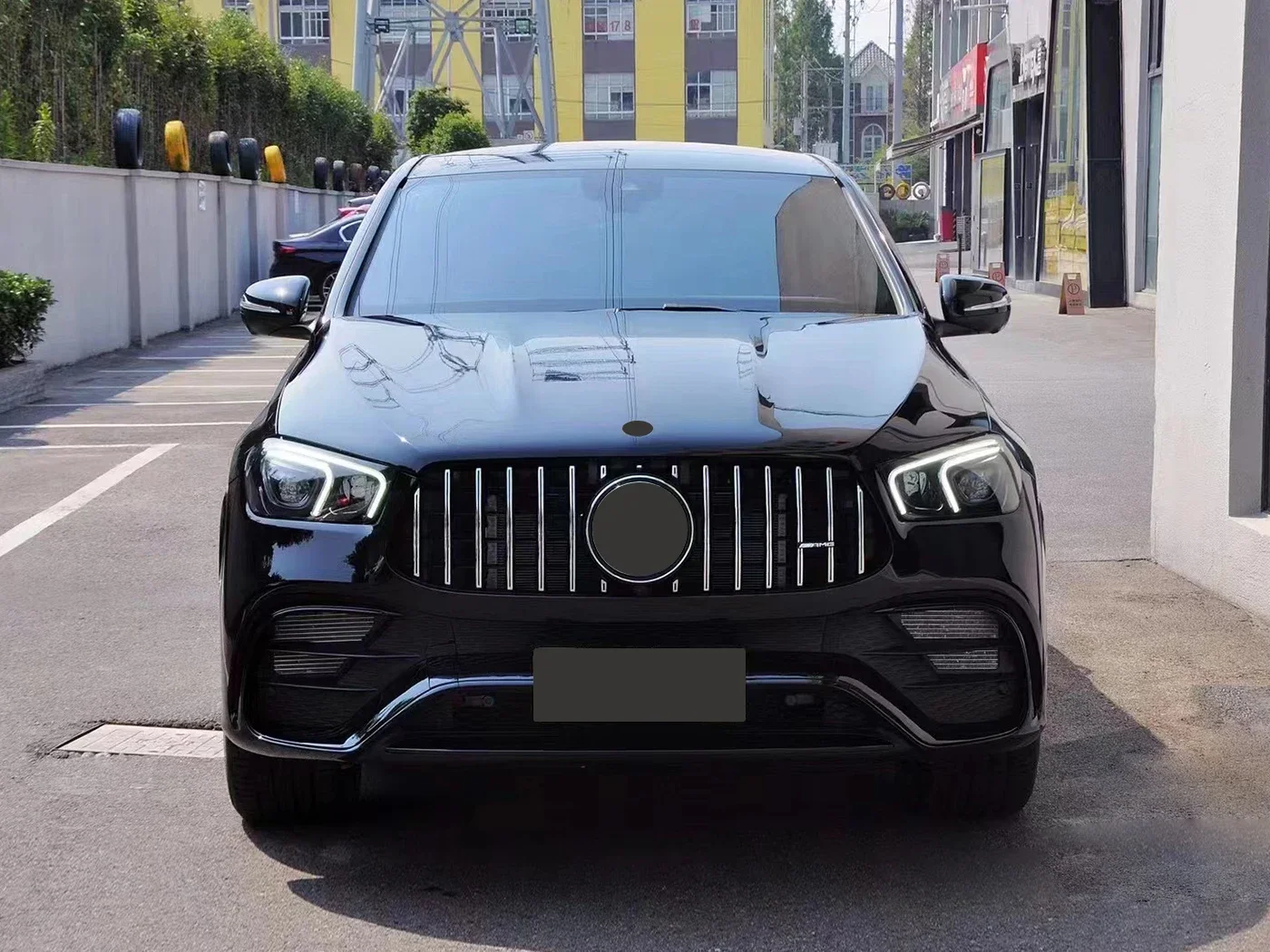 Передняя решетка из настоящего углеродного волокна B-типа с передней решеткой