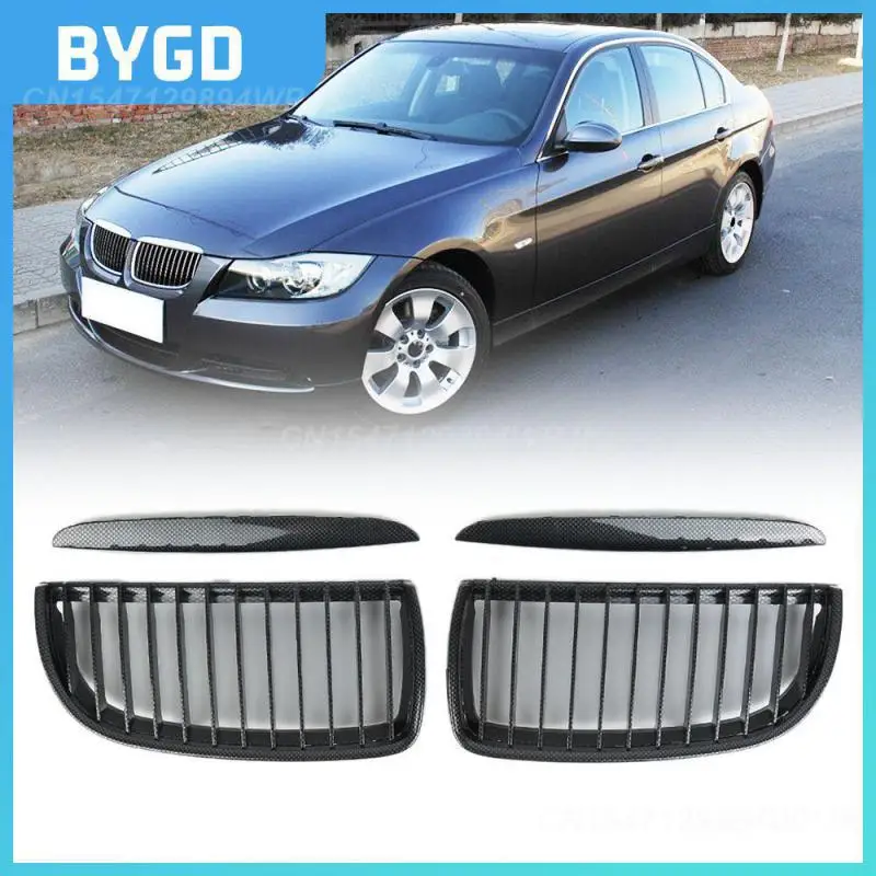 

1 пара, сменная радиаторная решетка Liplasting из углеродного волокна для BMW E90 3 серии Wagon Sedan 2005-2008