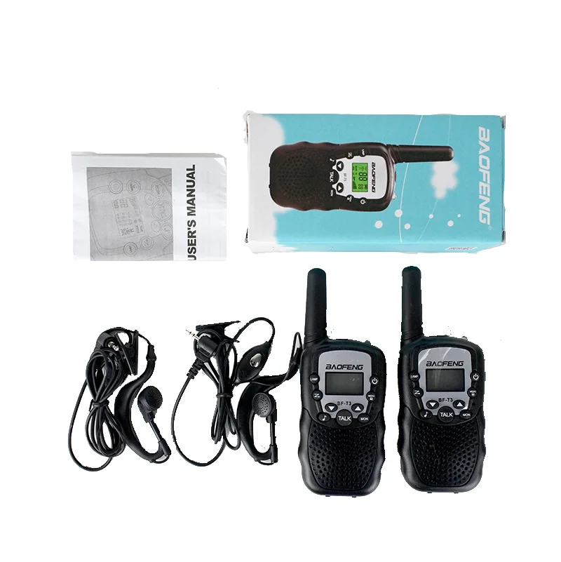 baofeng childrens walkie talkie bf t3 mini free global shipping