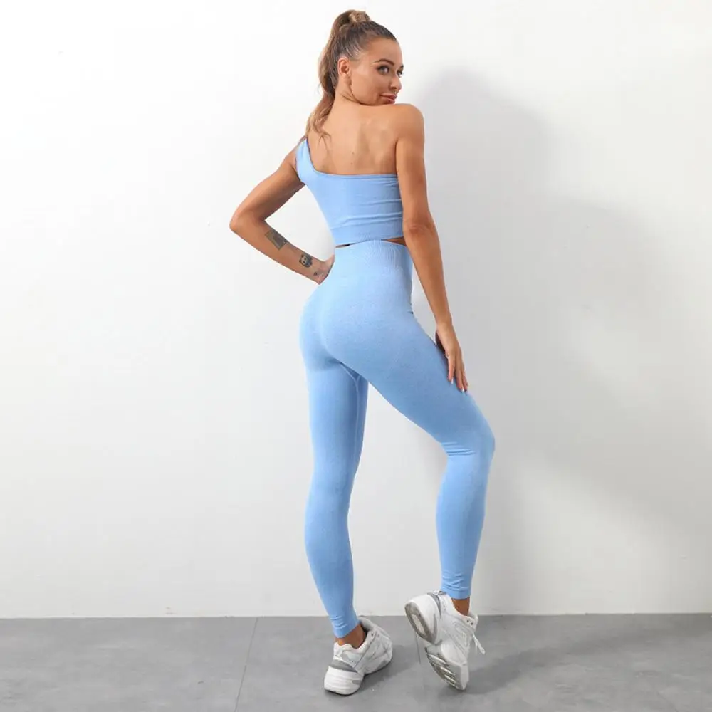 Seamless Yoga Set Women Gym Clothing Sport Set Women Workout Clothes 2 Piece Outfits Sports Bra Seamless Legging Female Gym Set