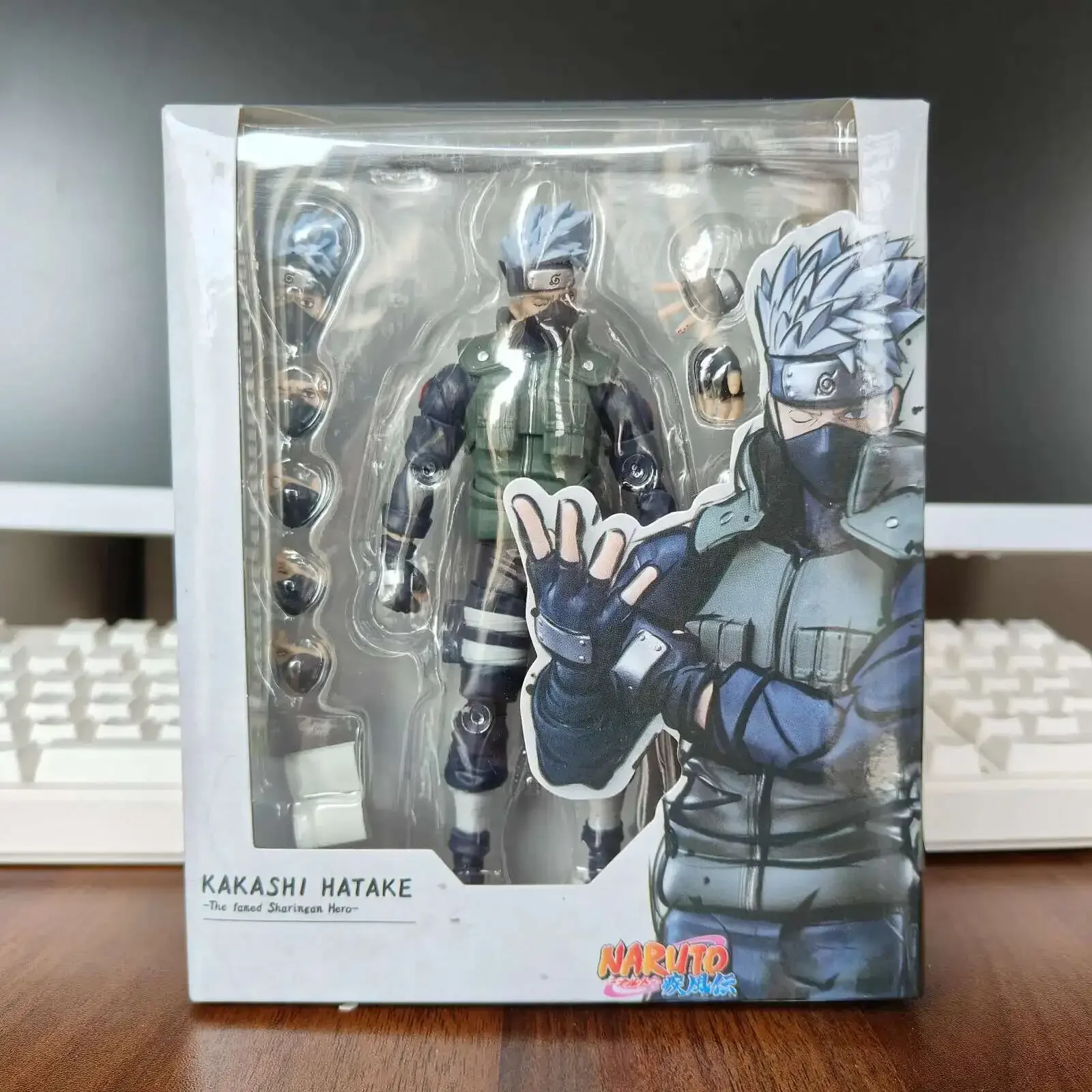 Фото Внутренняя версия Kakashi 2.0 Наруто Хатаке Какаши Фигурка SHFiguart Shippūden Hero of Sharingan Коллекционная модель Украшение №1