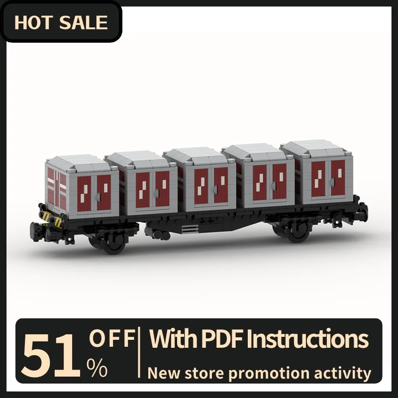 Новый город хит продаж транспортные средства строительные блоки грузовой вагон