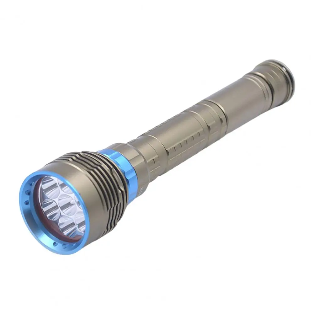 

Long Lasting 1 Set Practical Shock-Resistant Diving Torch Flashlight 12000 Lumens for Travel