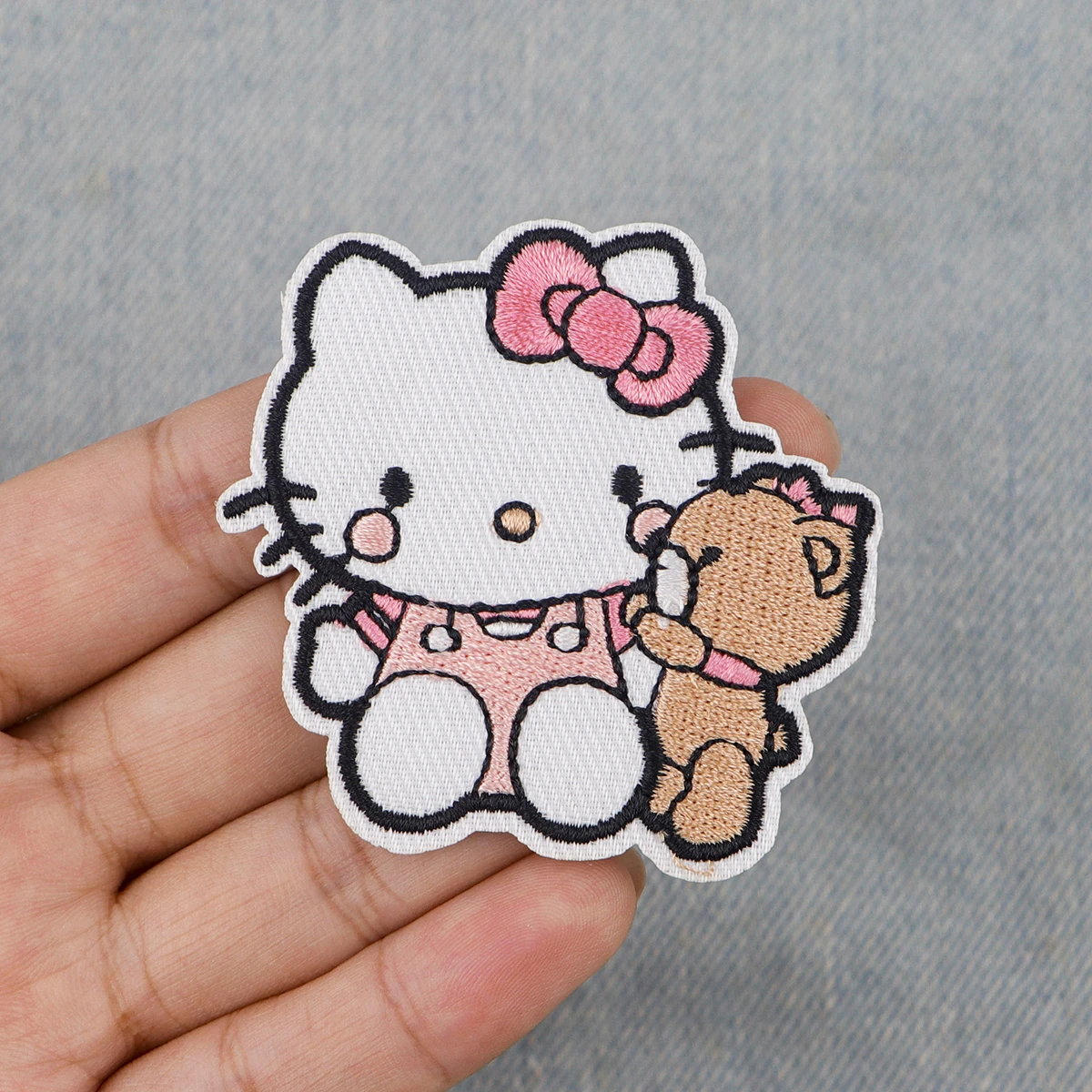 Симпатичные нашивки с собакой кошкой для одежды Женская вышивка аппликация