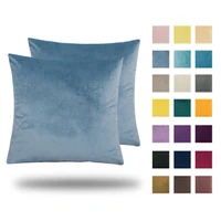velvet square office lumbar car pillow velvet pillowcover can be wholesale